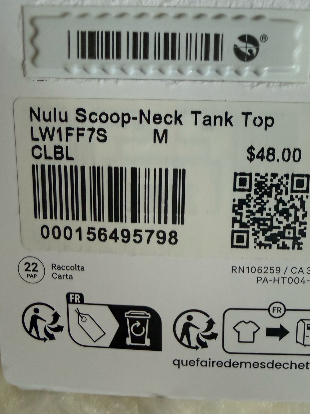 Lululemon Wundermost Ultra-Soft Nulu Scoop-Neck Tank Top
Club Blue - Picture 7 of 7